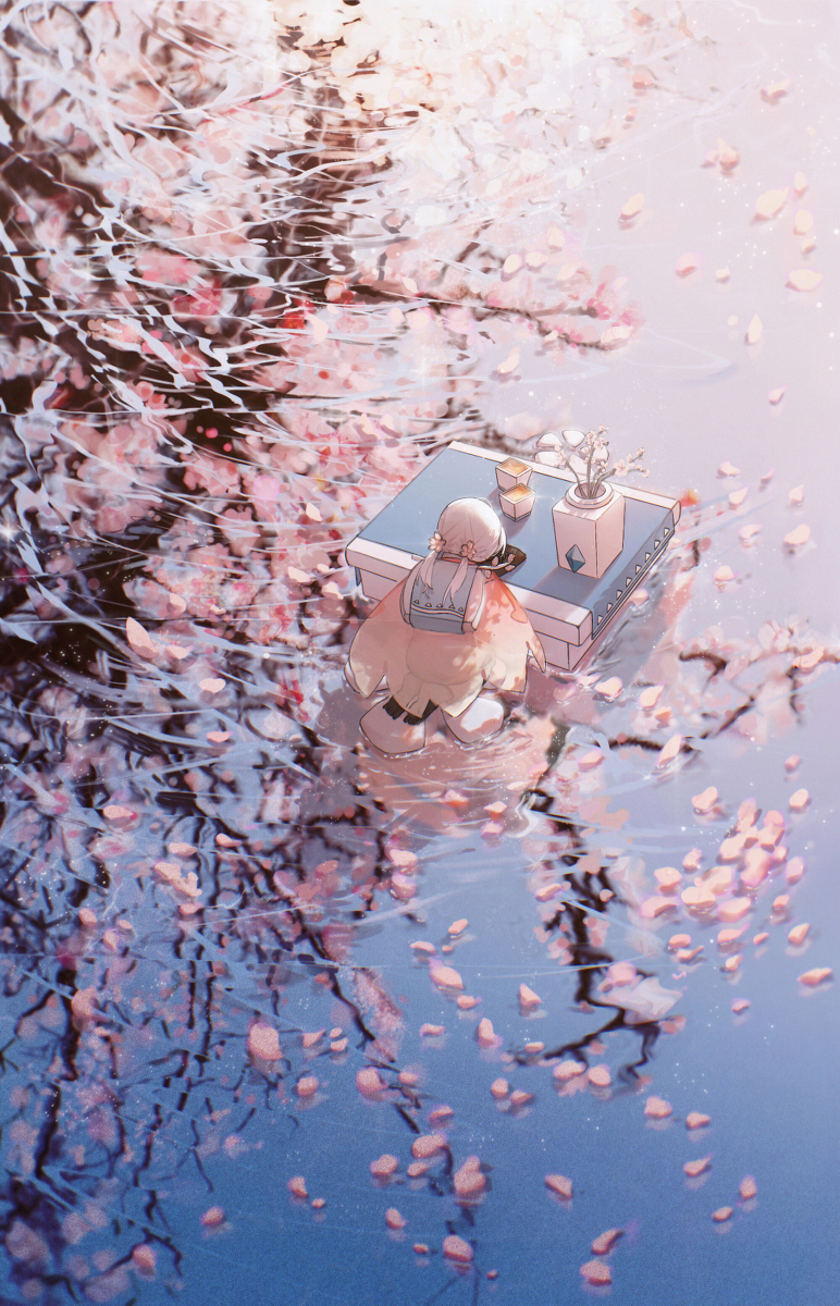 This is a pixiv picture whose title is 桜.