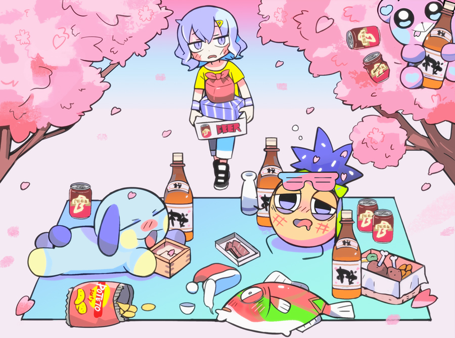 This is a pixiv picture whose title is ジャンクモール  22~31話.