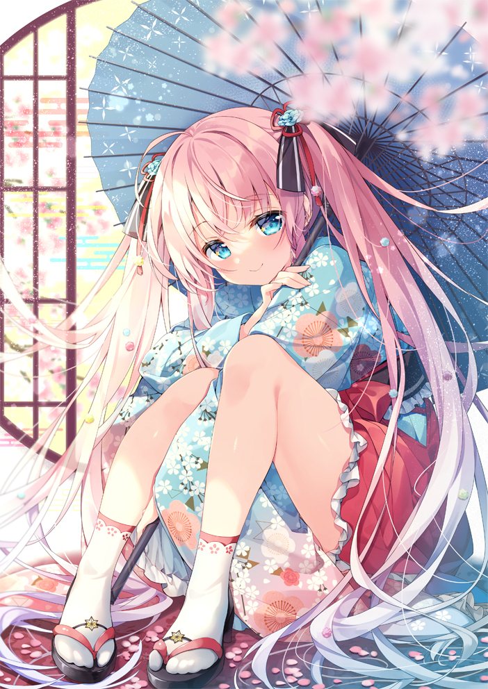 This is a pixiv picture whose title is 桜咲み.