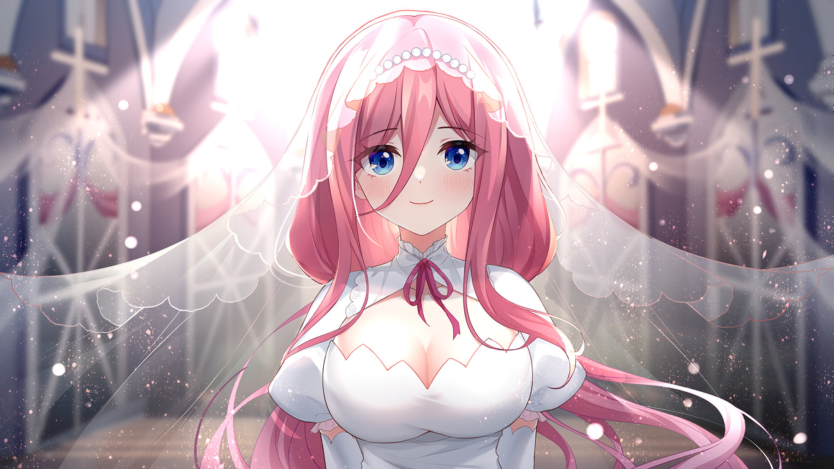 This is a pixiv picture whose title is 《五等分的抢婚·二乃篇》CG☆part-5.