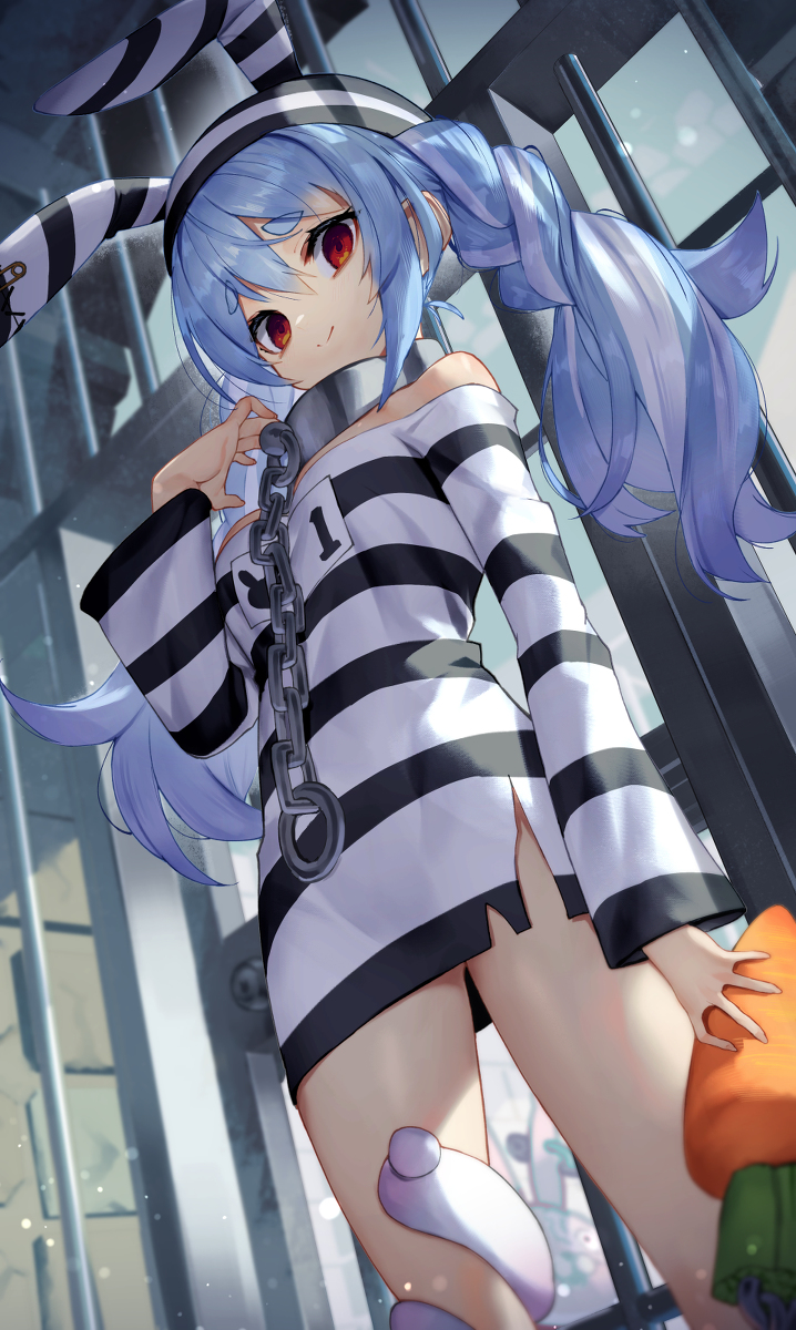 This is a pixiv picture whose title is 監獄兎.