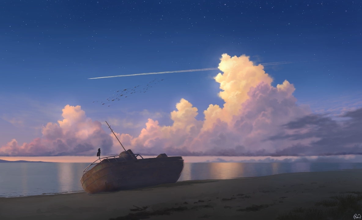 This is a pixiv picture whose title is 特等席.