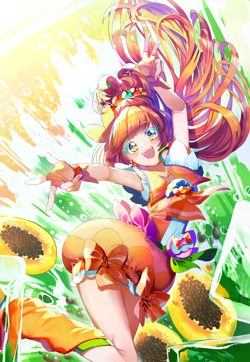 This is a pixiv picture whose title is キュアパパイア.