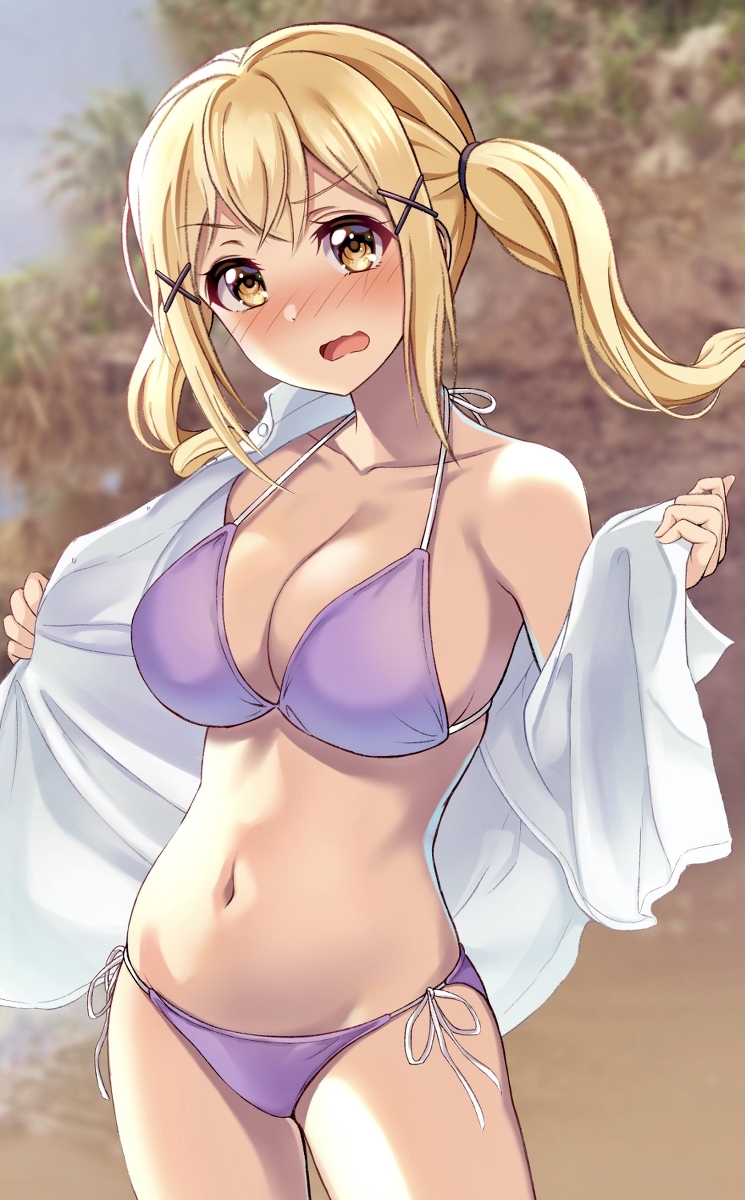 This is a pixiv picture whose title is 「こっち見んなぁ！......は、恥ずかしいだろ...」.