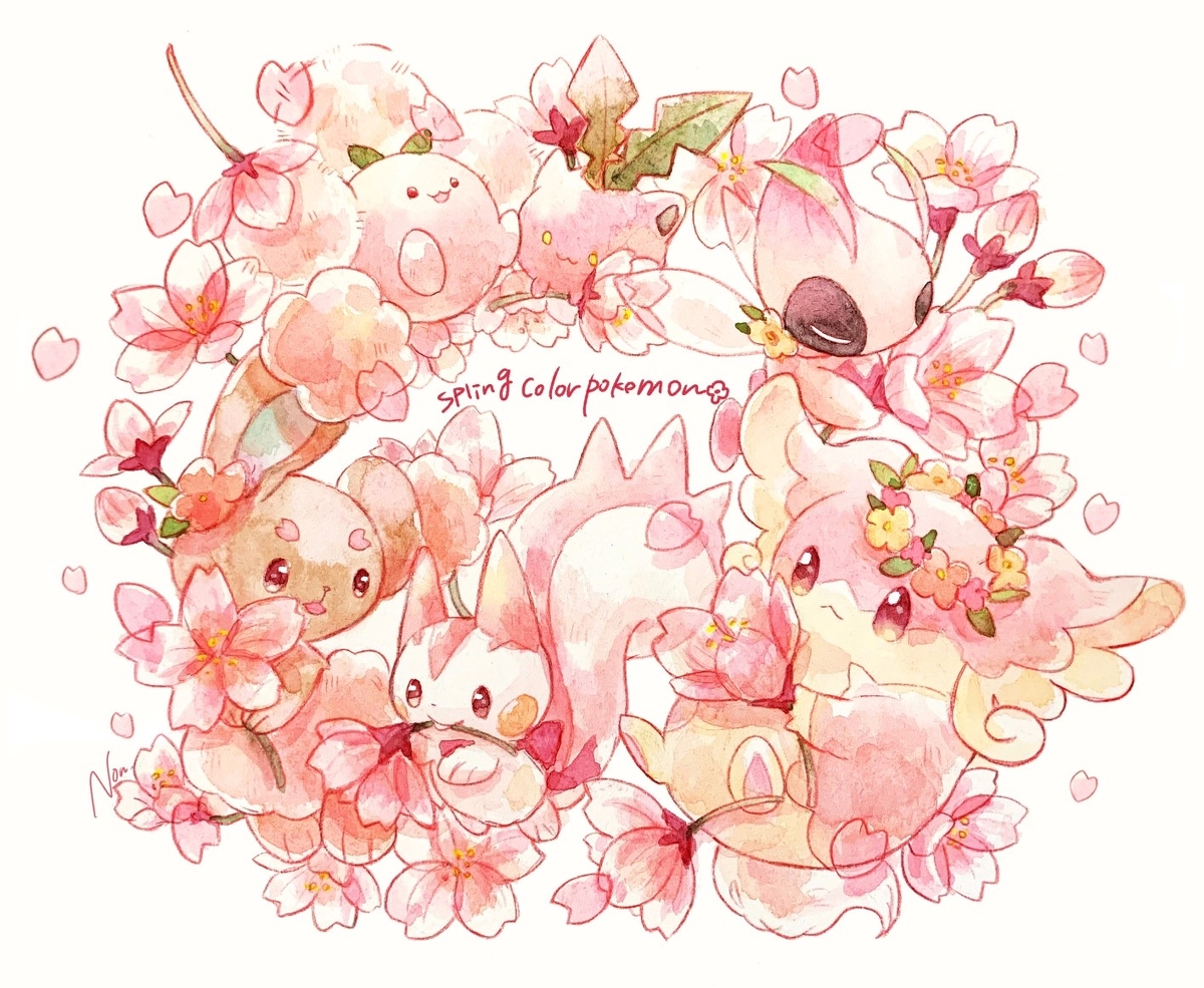 This is a pixiv picture whose title is 春色.