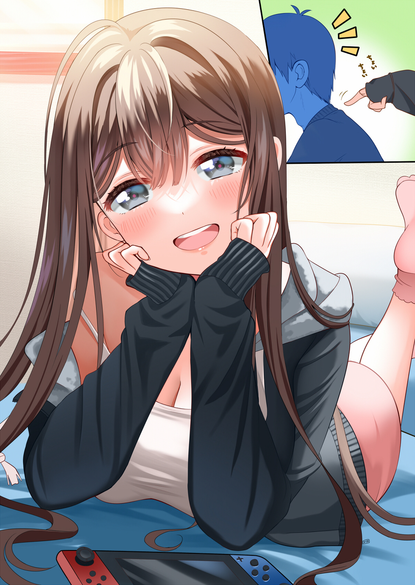 This is a pixiv picture whose title is 君の背中って大きいね.