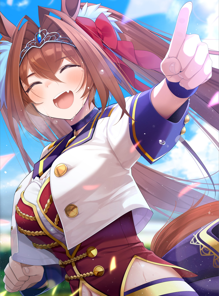 This is a pixiv picture whose title is ダイワスカーレットちゃん.