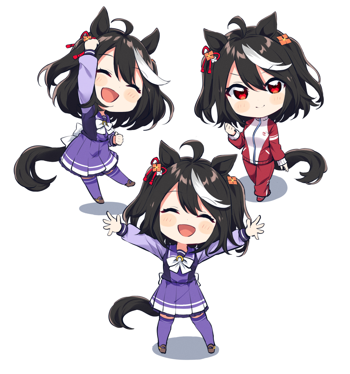 This is a pixiv picture whose title is キタサンブラック.