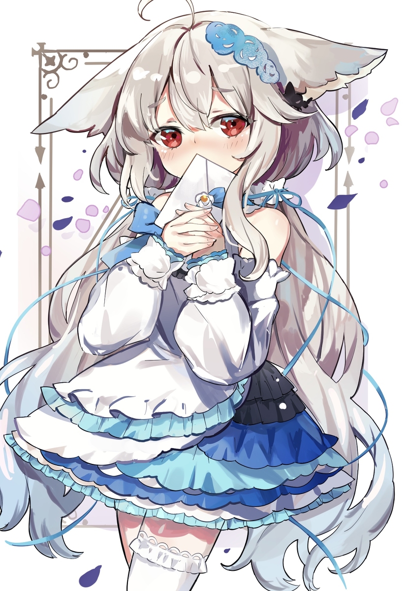 This is a pixiv picture whose title is リク絵.