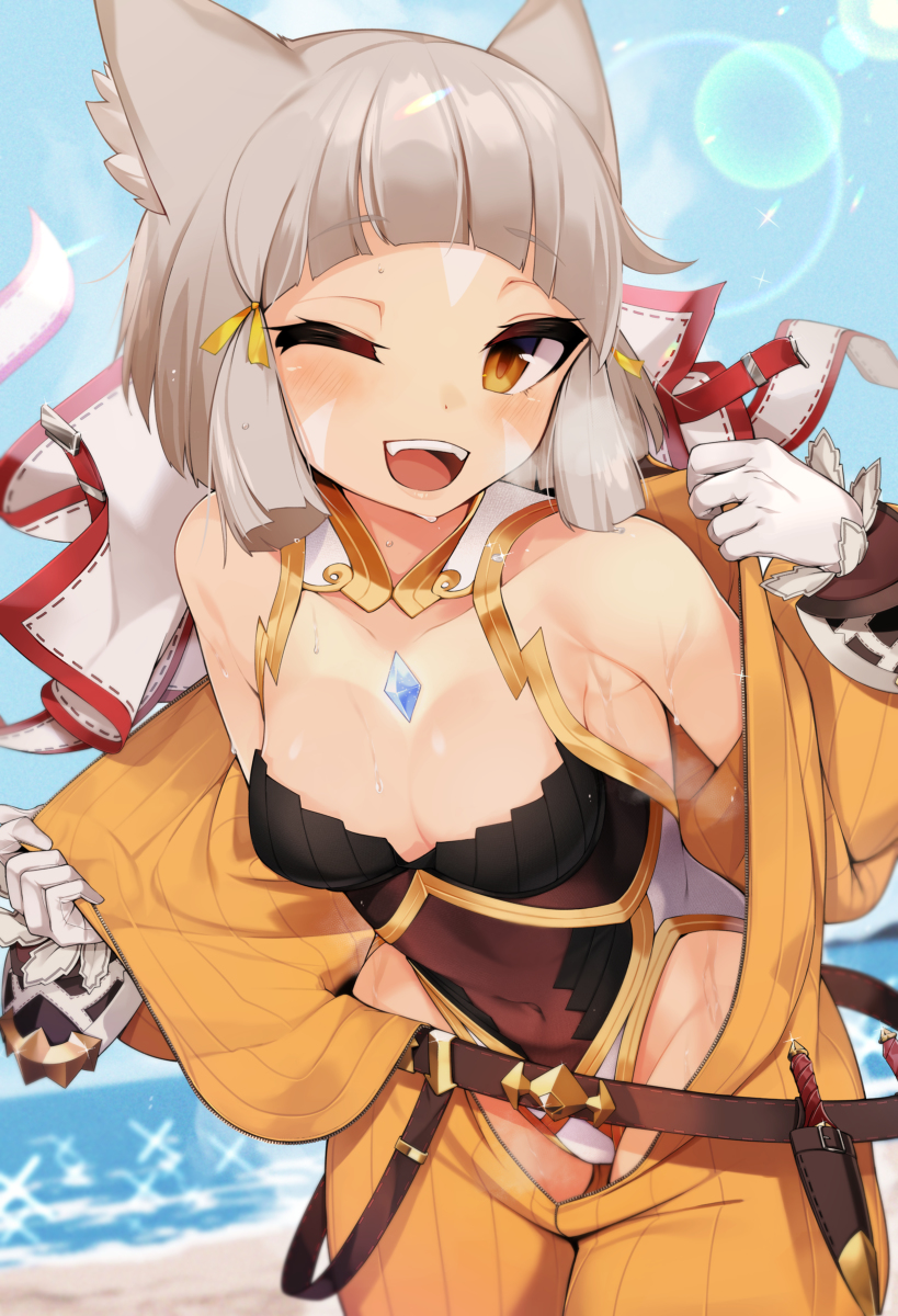 This is a pixiv picture whose title is 蒸れたニアは芳ばしい.