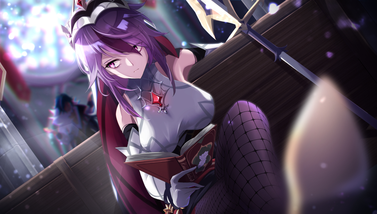 This is a pixiv picture whose title is ロサリアさん.