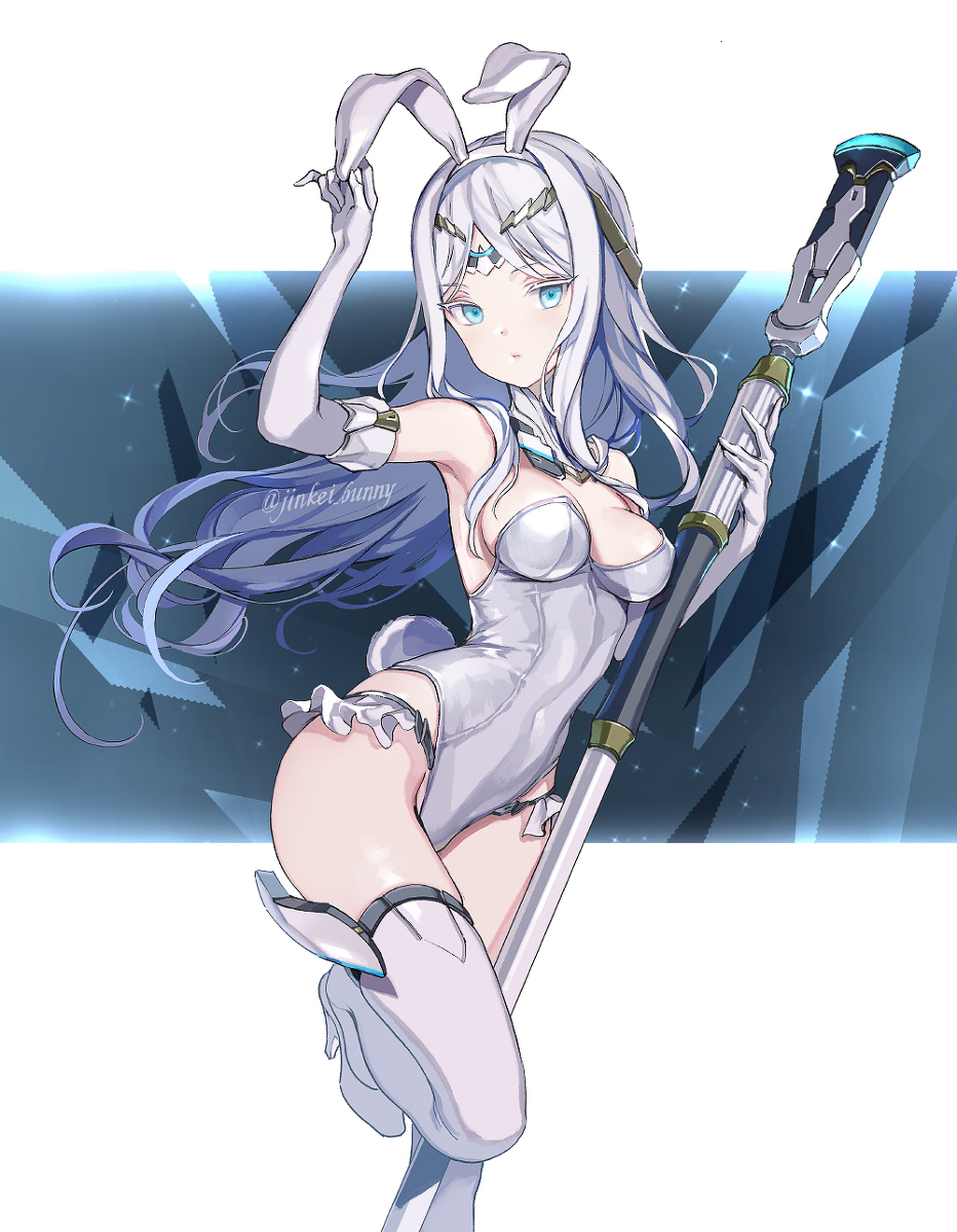 This is a pixiv picture whose title is 🐰.