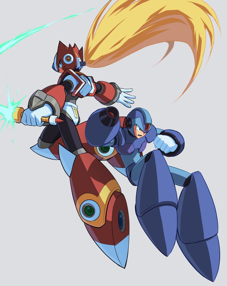 This is a pixiv picture whose title is エックス&ゼロ.