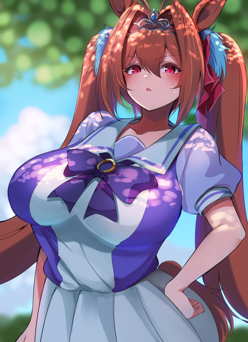 This is a pixiv picture whose title is ダイワスカーレット.