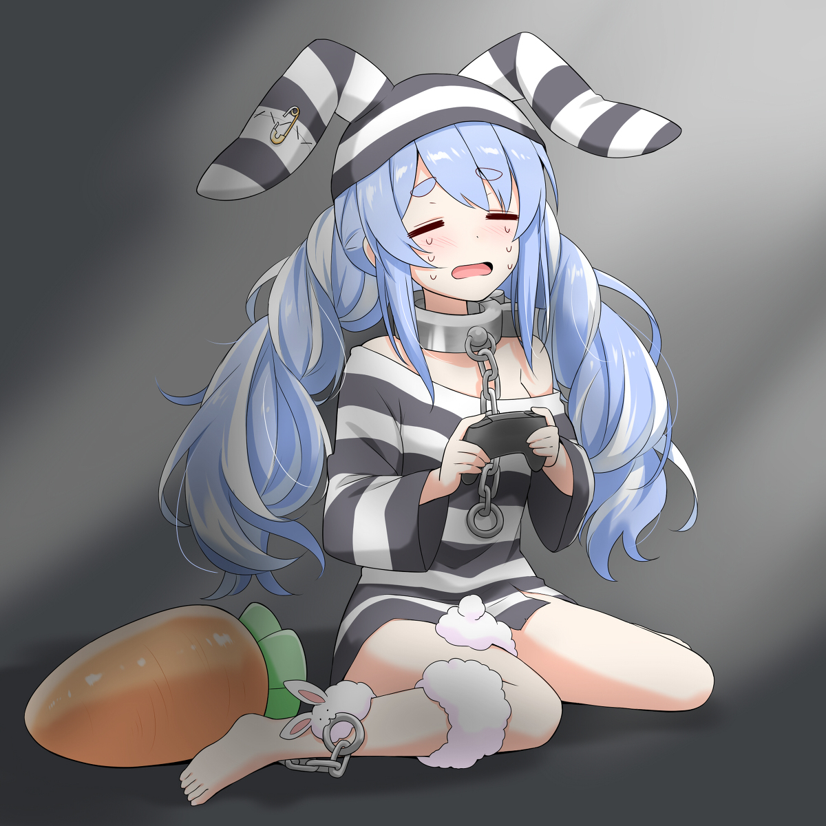 This is a pixiv picture whose title is Prisoners Rabbit.