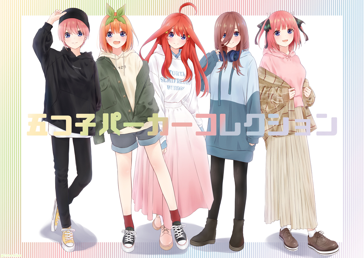 This is a pixiv picture whose title is 五つ子パーカー.