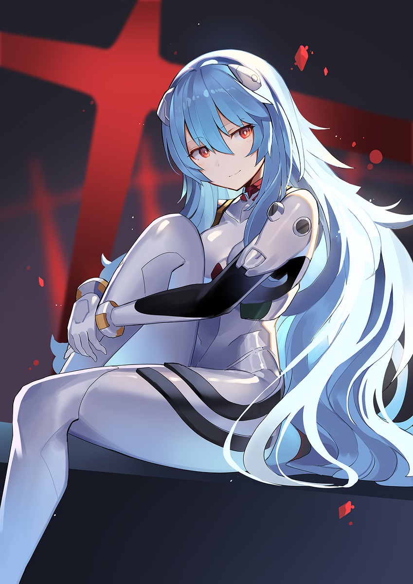 This is a pixiv picture whose title is ロング綾波.