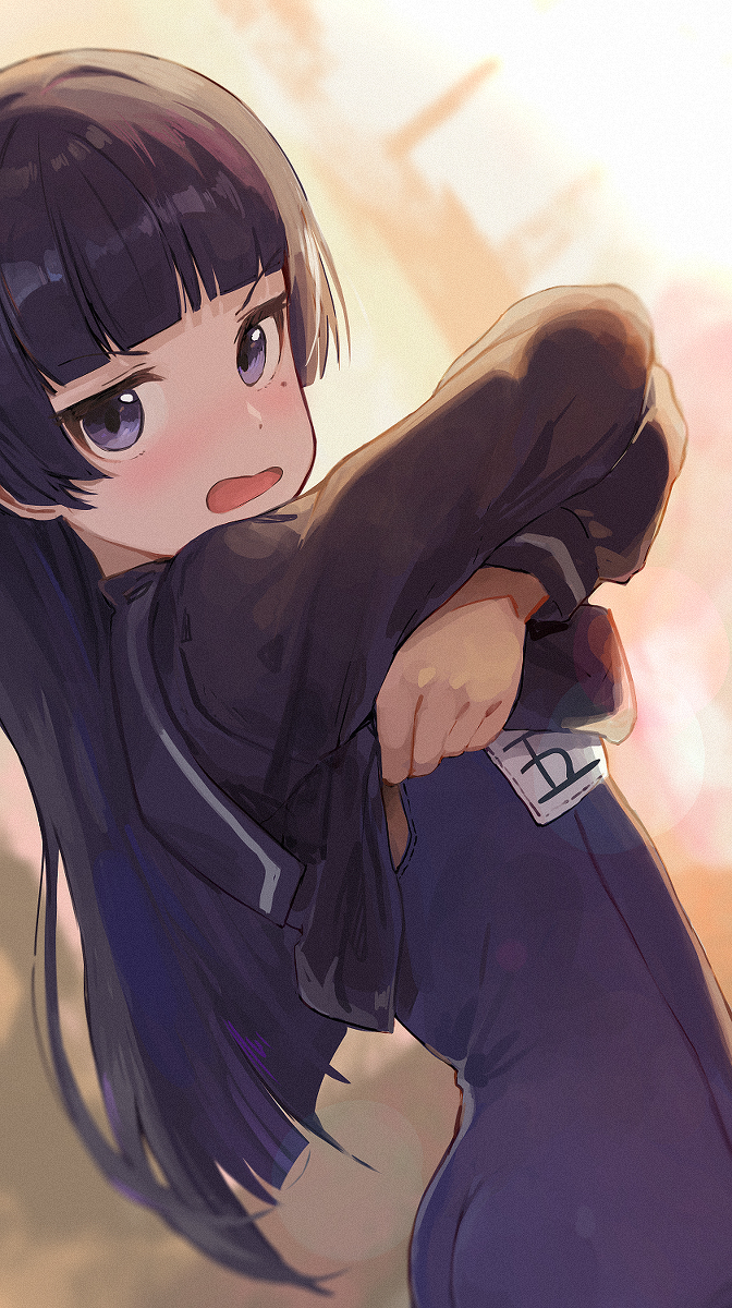 This is a pixiv picture whose title is 黒猫.