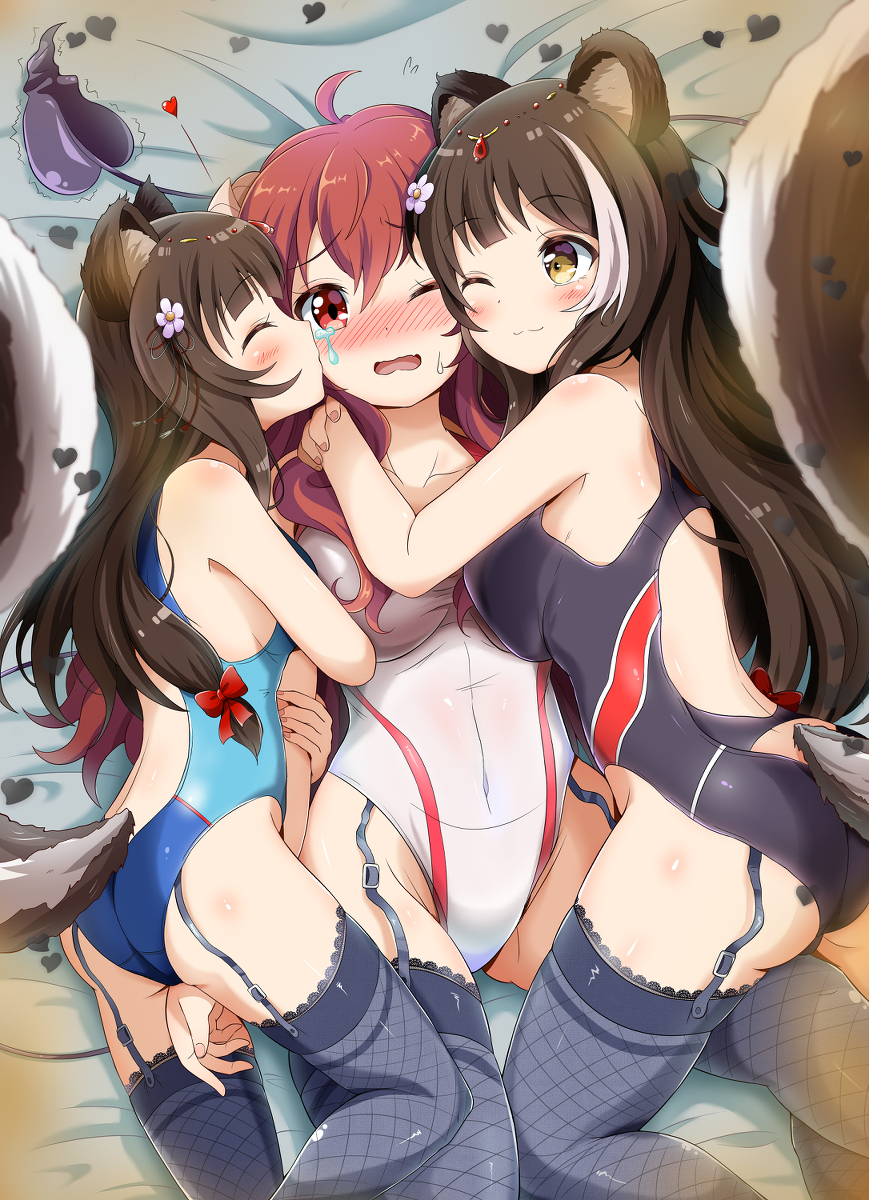 This is a pixiv picture whose title is シャミ子とＷ長波.
