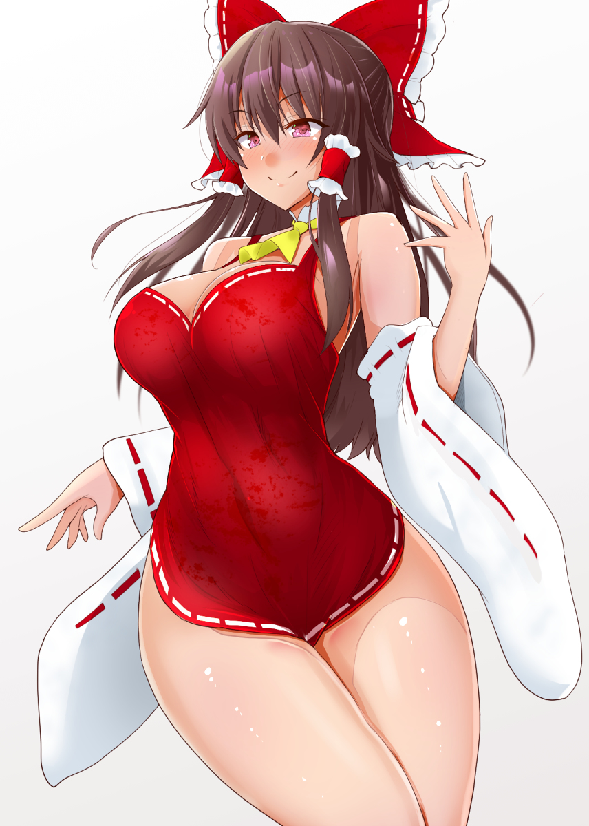 This is a pixiv picture whose title is 霊夢さん.