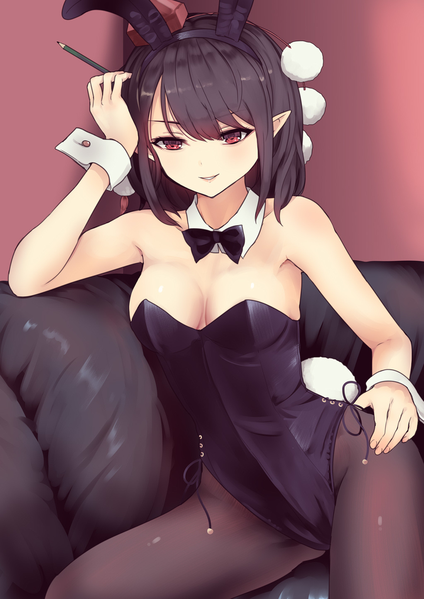 This is a pixiv picture whose title is バニー文ちゃん.
