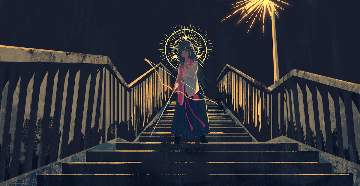 This is a pixiv picture whose title is 鉄の翼.