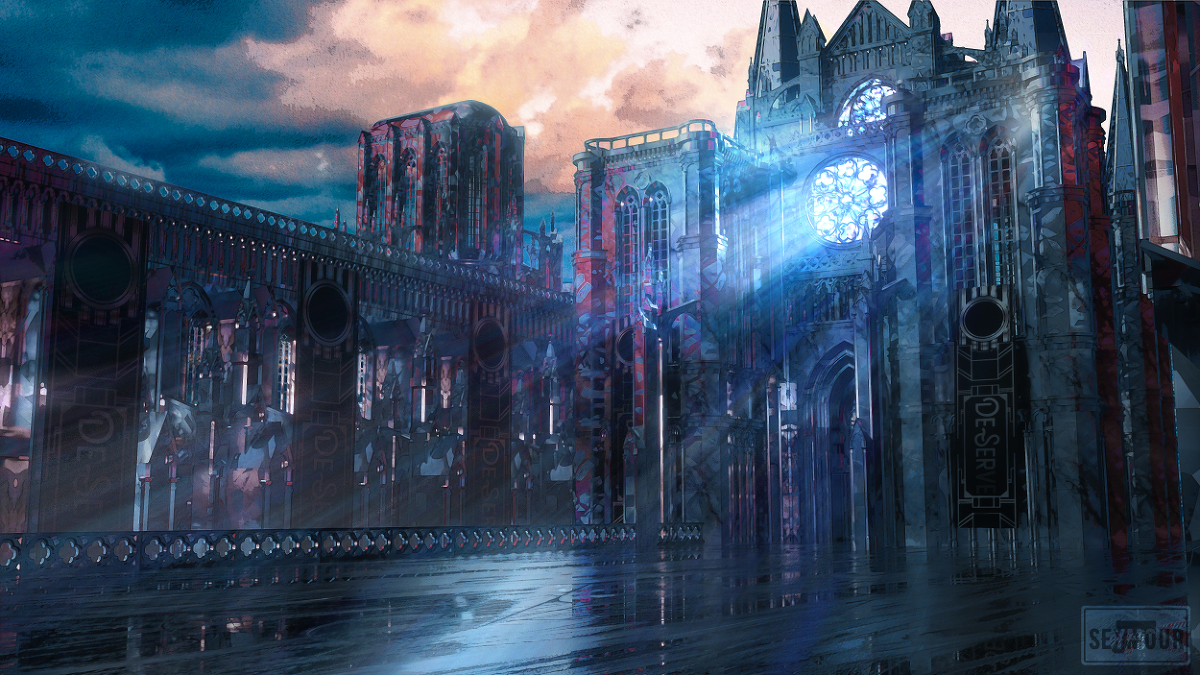 This is a pixiv picture whose title is horns' ahead.