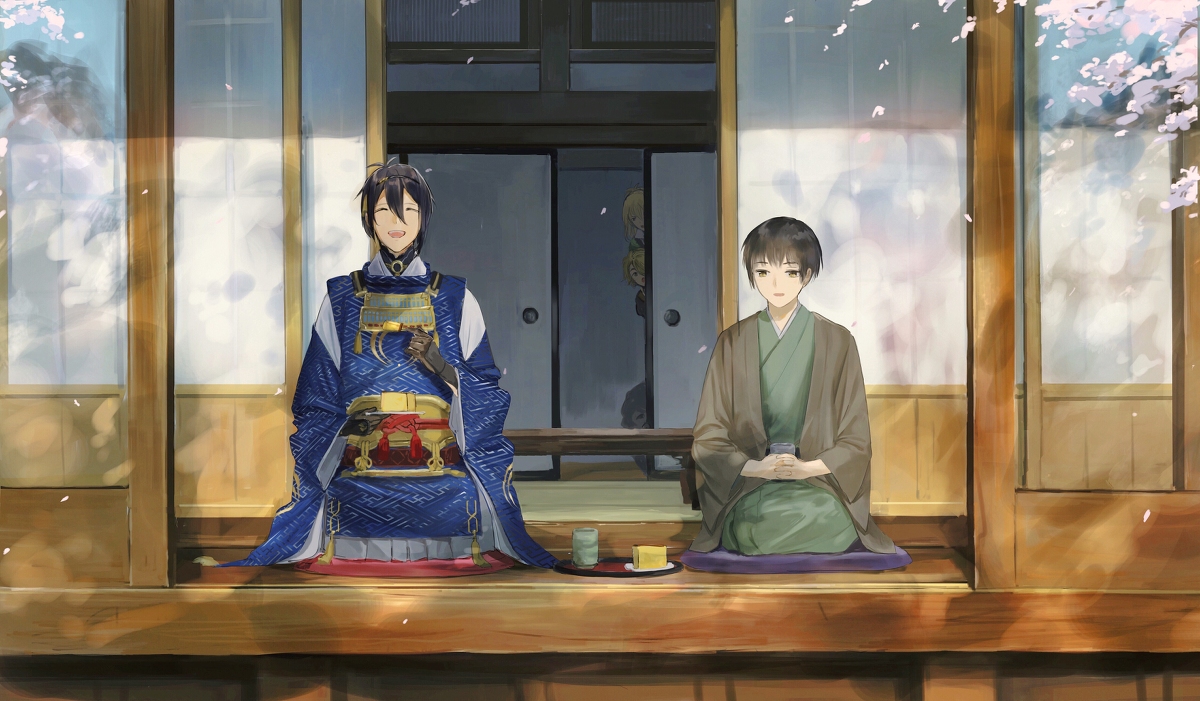 This is a pixiv picture whose title is たまに遊びに来る.