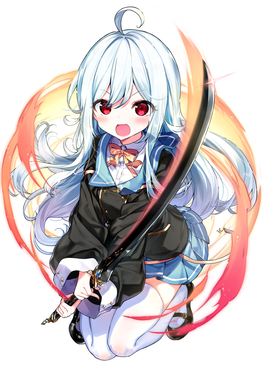 This is a pixiv picture whose title is 魔神に選ばれし村人ちゃん、都会の勇者を超越する.