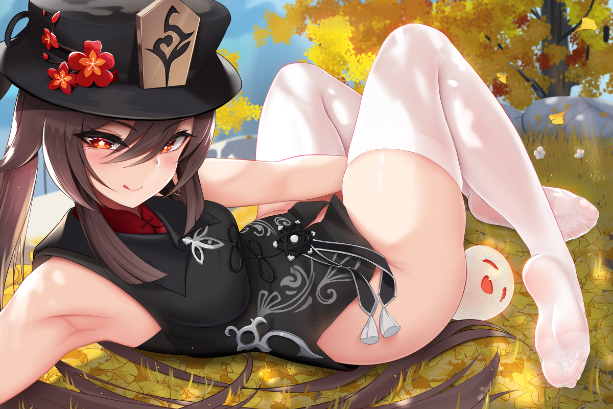 This is a pixiv picture whose title is 胡桃.