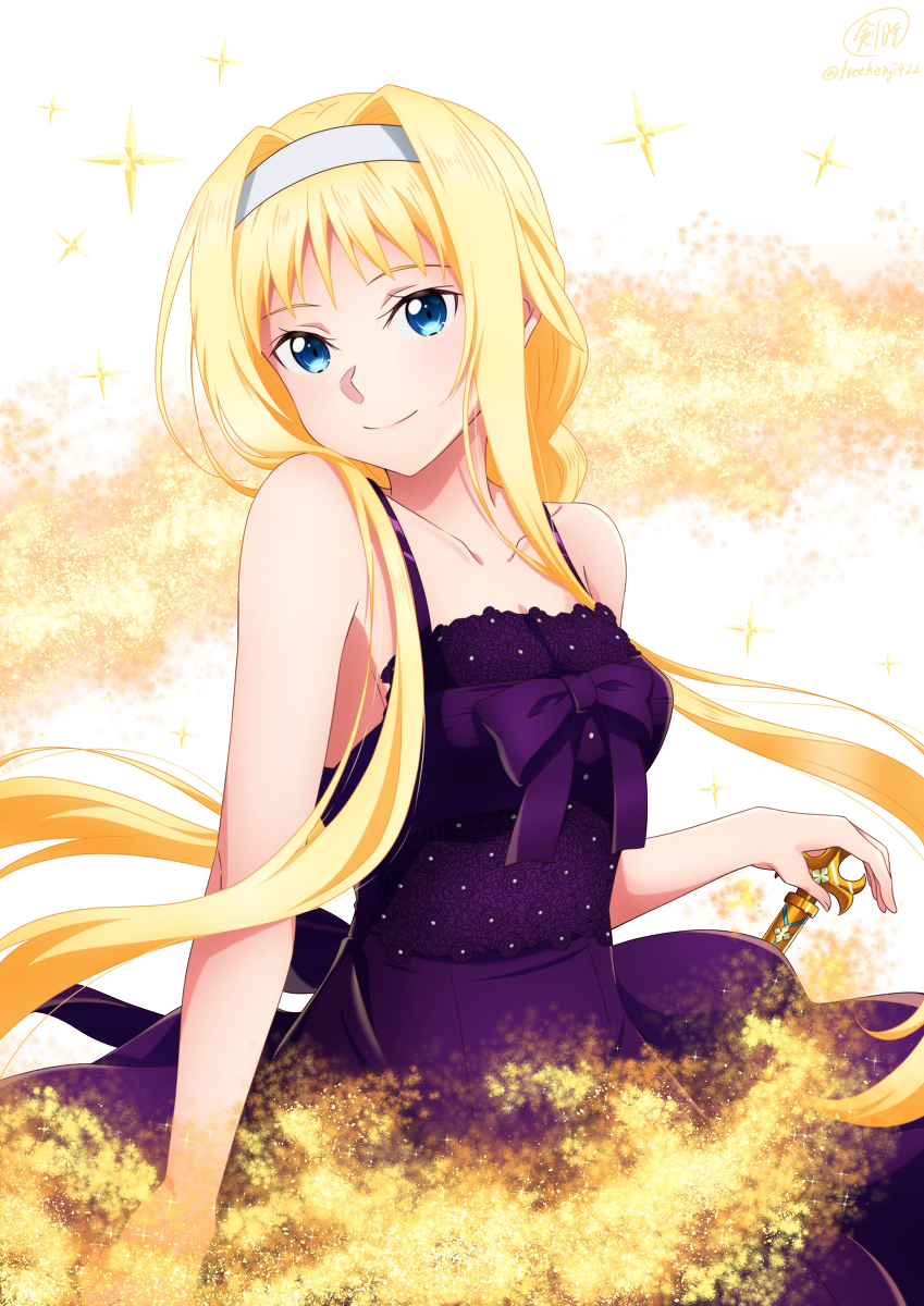This is a pixiv picture whose title is アリスハッピーバースデー2021.