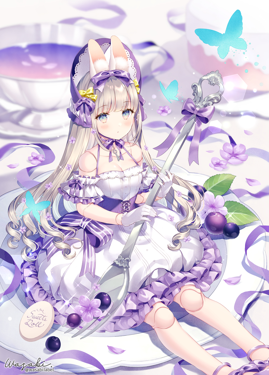 This is a pixiv picture whose title is A piece of doll.