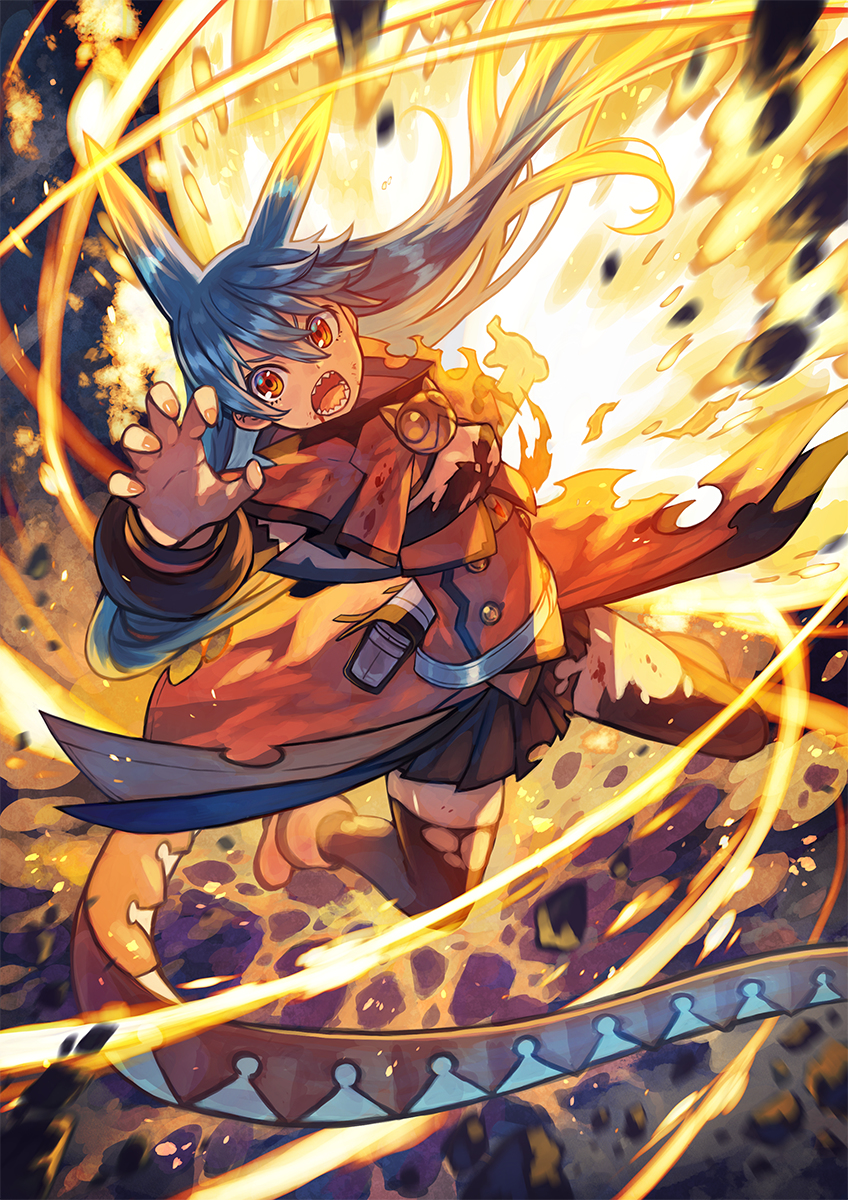 This is a pixiv picture whose title is こん！にゃろー！！.