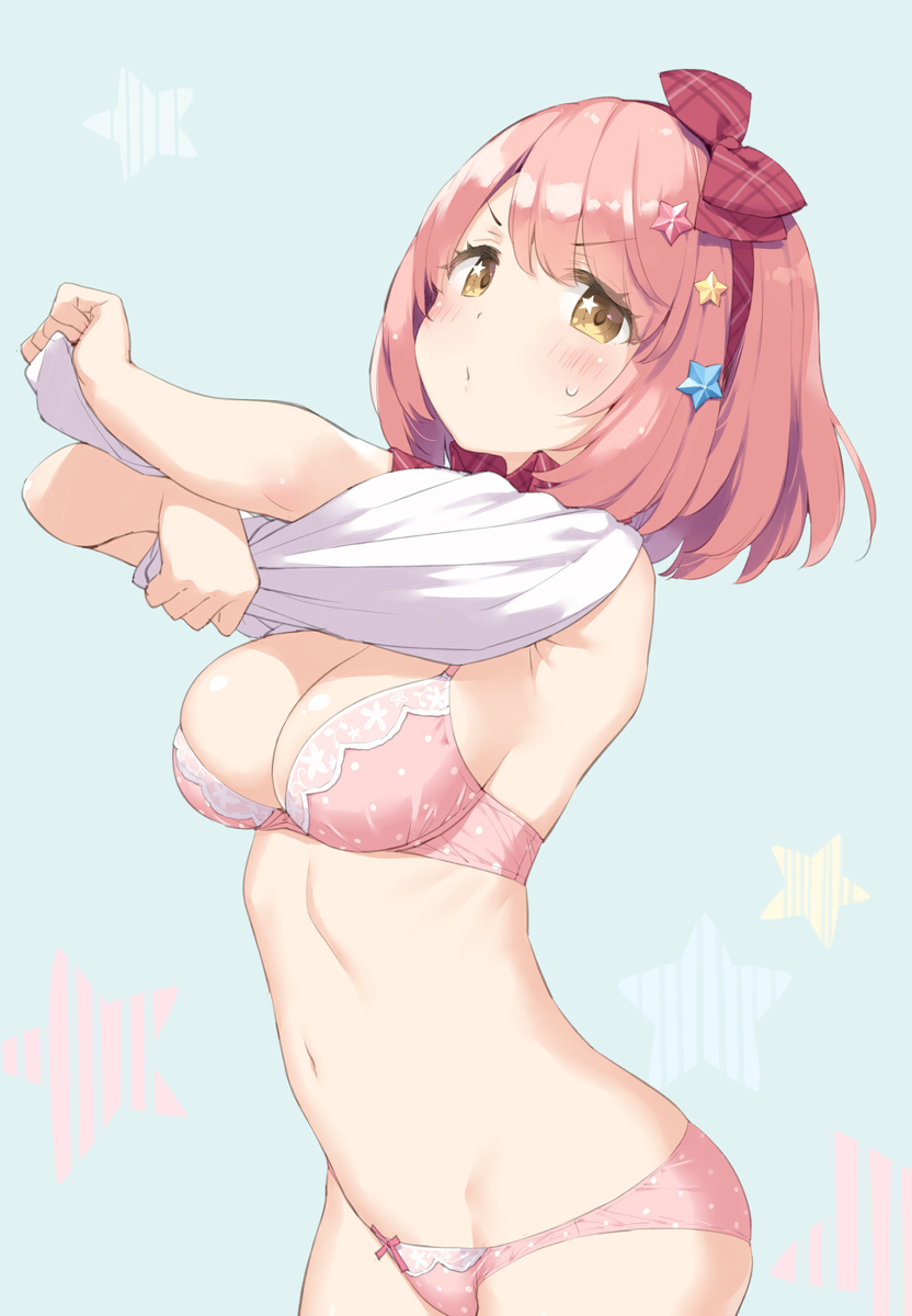 This is a pixiv picture whose title is 脱ぎチエル.