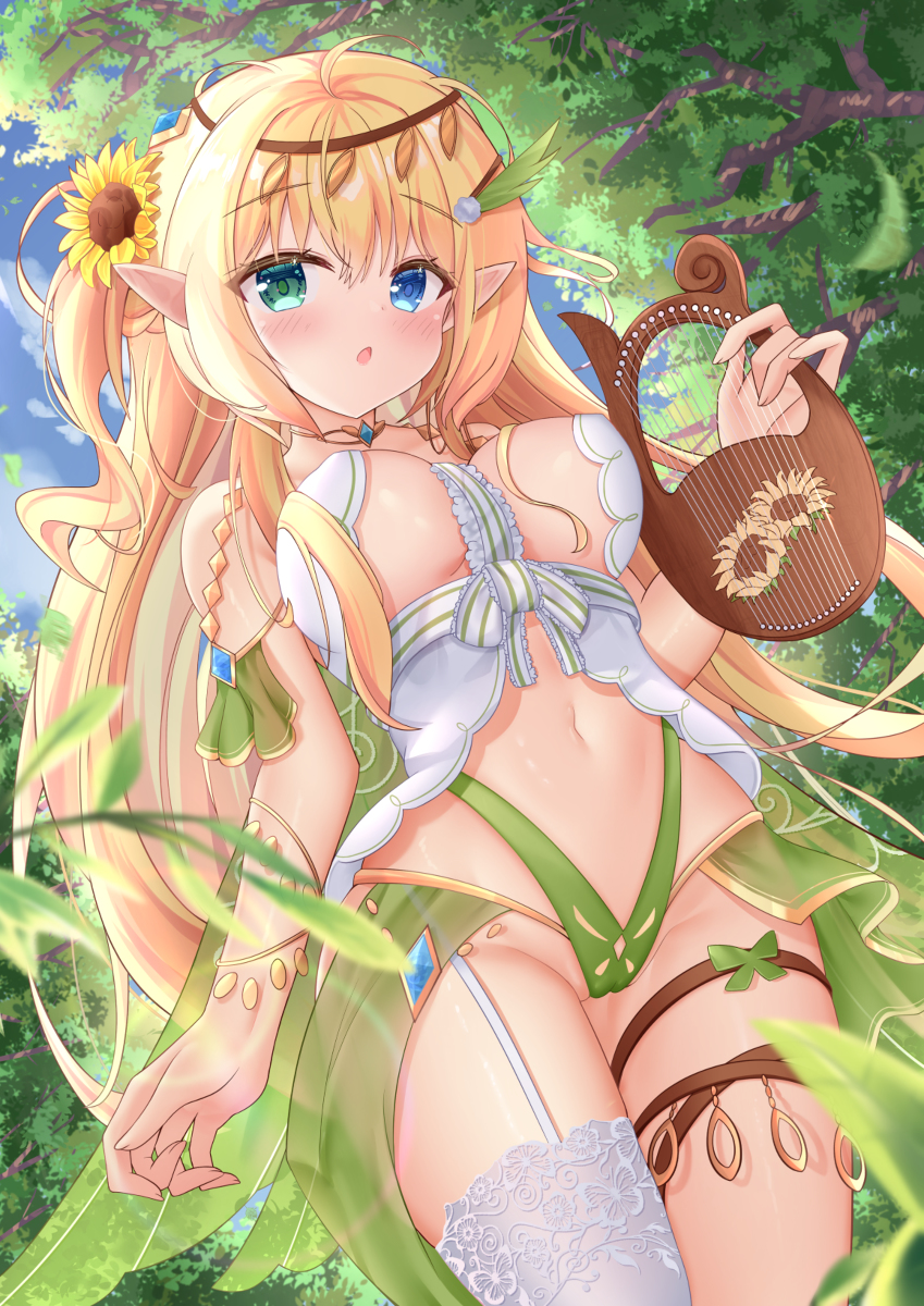 This is a pixiv picture whose title is では一曲♪.
