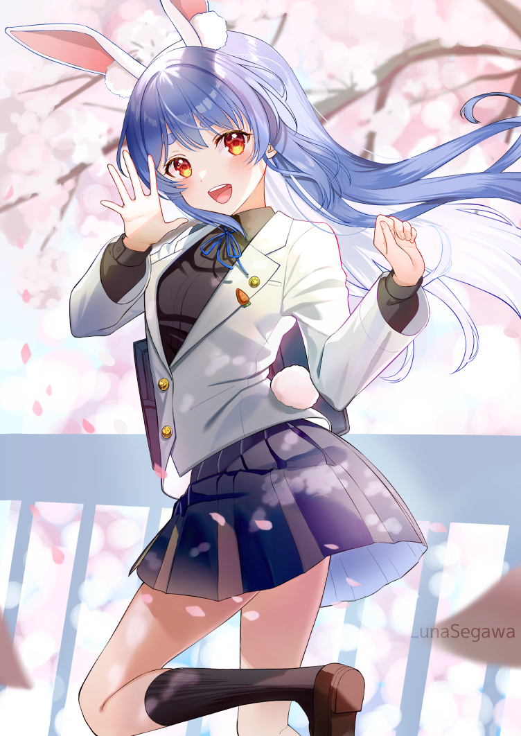 This is a pixiv picture whose title is 制服ぺこら.