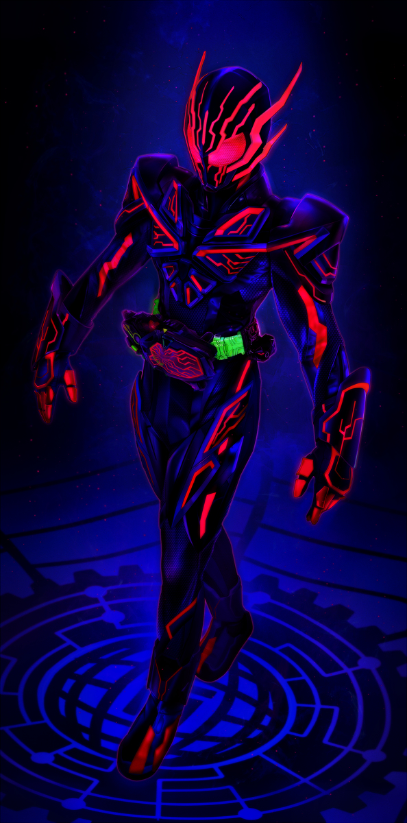 This is a pixiv picture whose title is 仮面ライダーエデン.