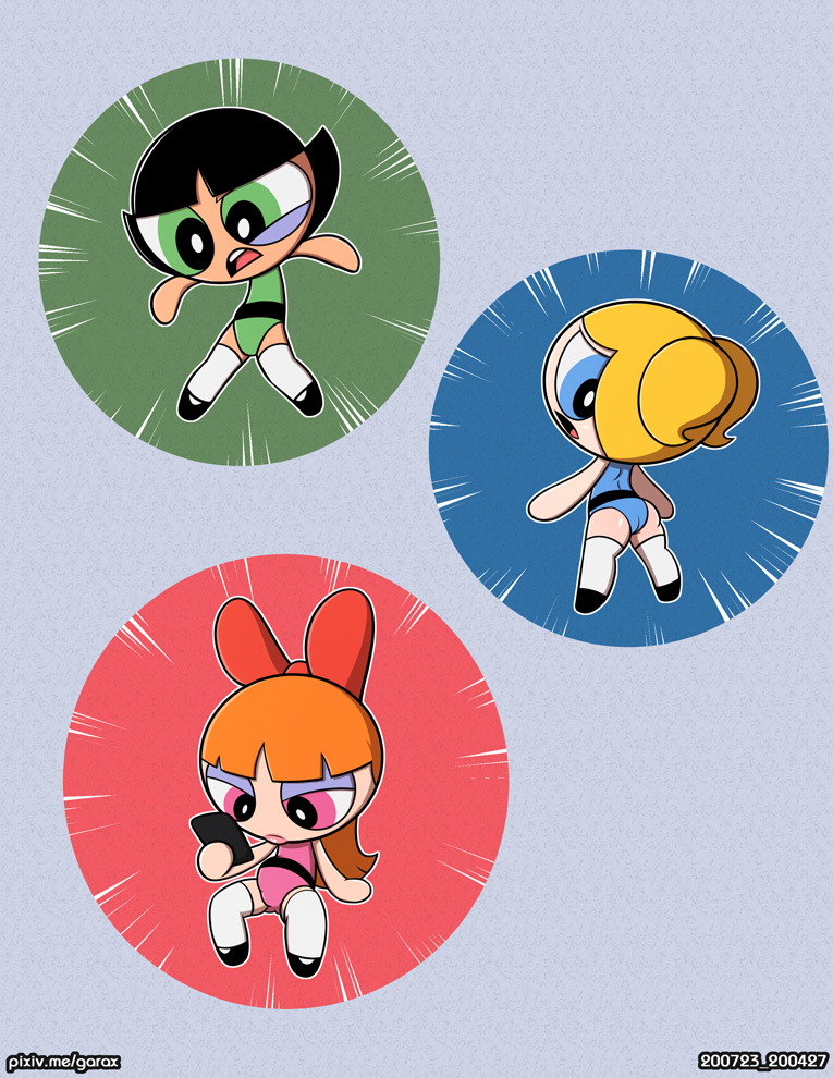 This is a pixiv picture whose title is Pogwer Puff Girls.