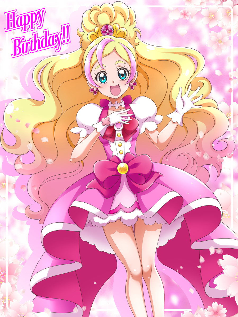 This is a pixiv picture whose title is キュアフローラ生誕祭2021.