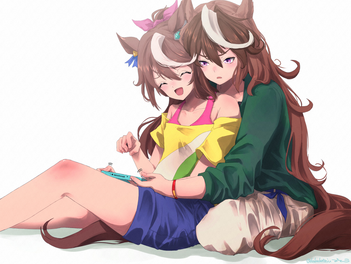 This is a pixiv picture whose title is テイオーとカイチョー.