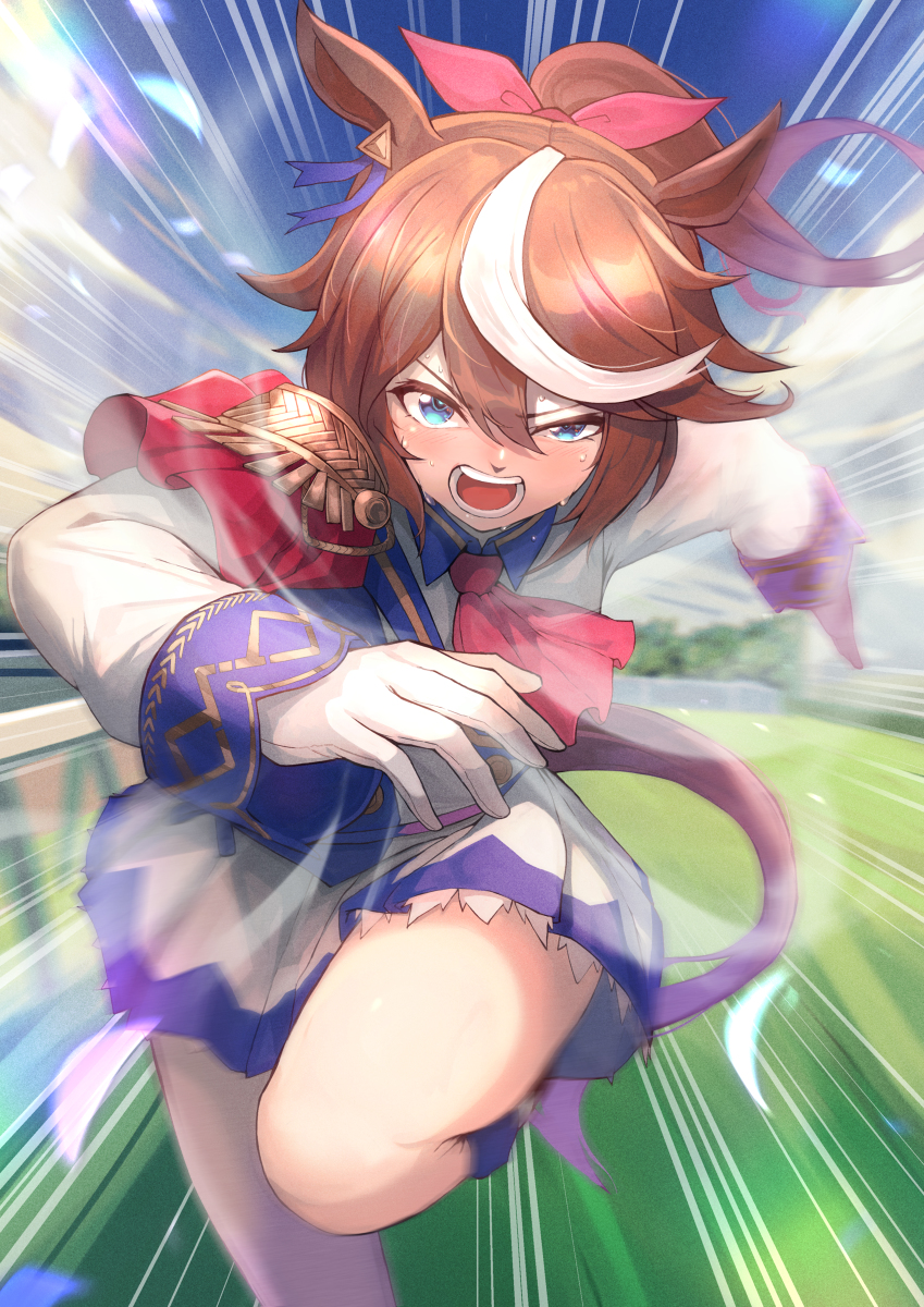 This is a pixiv picture whose title is トウカイテイオー.