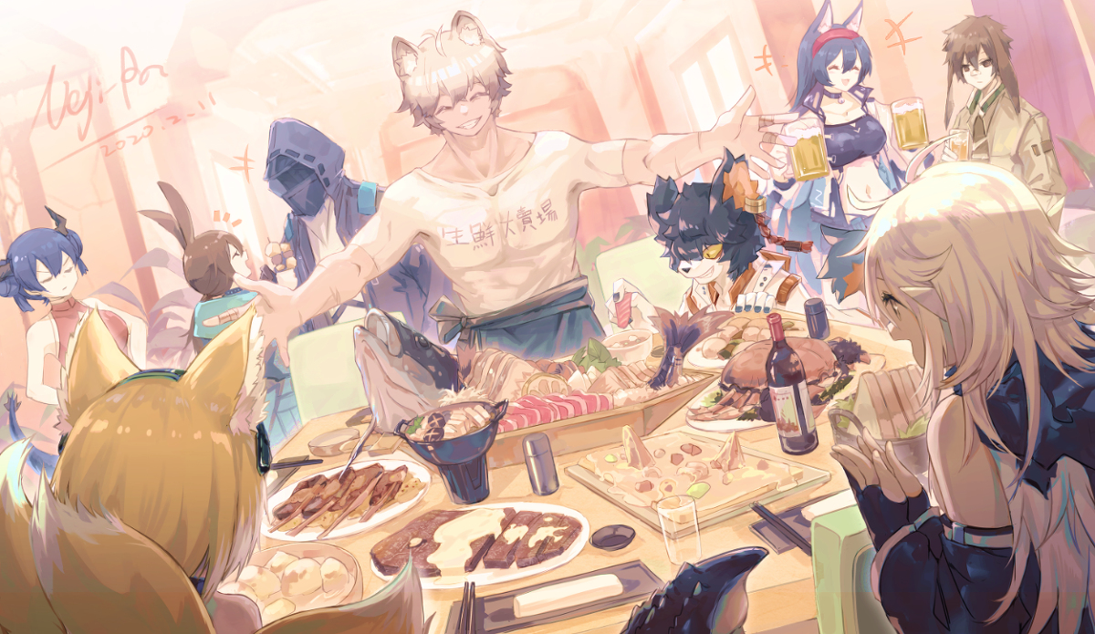This is a pixiv picture whose title is お祝い絵.