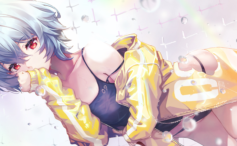 This is a pixiv picture whose title is アヤナミ.