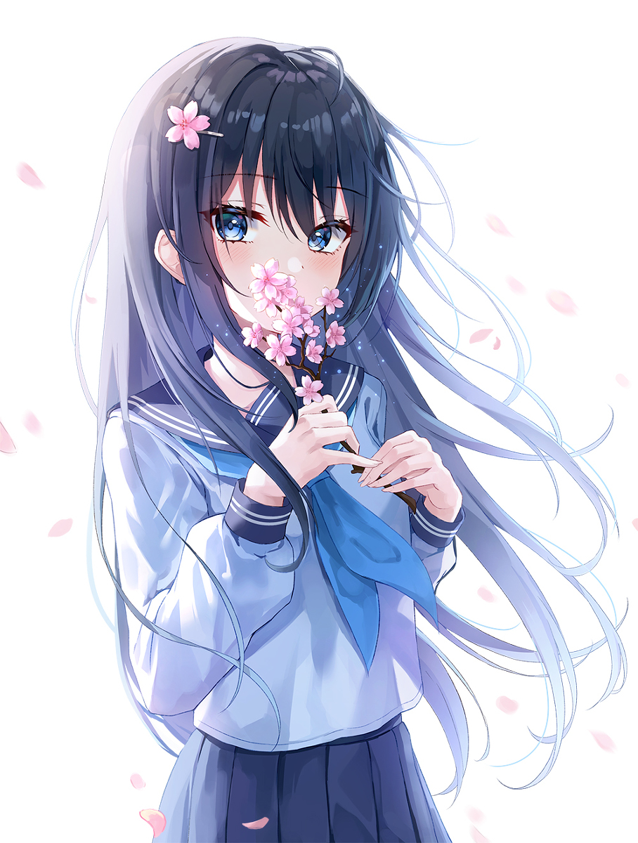 This is a pixiv picture whose title is 春の終り.