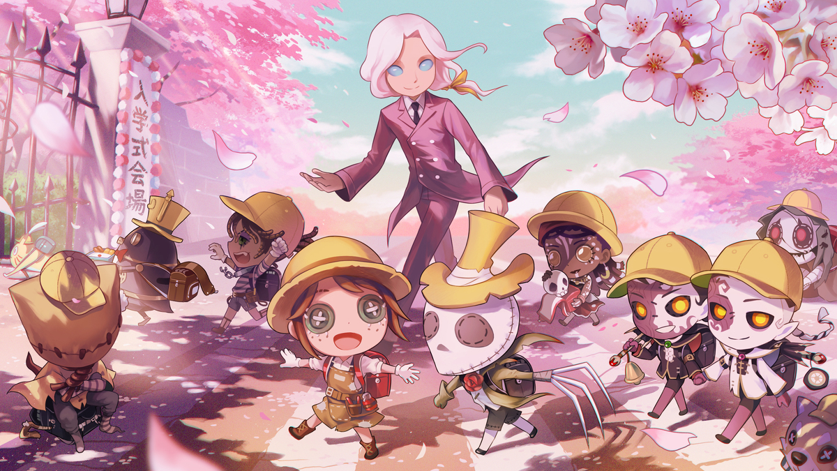 This is a pixiv picture whose title is 入学式【第五人格】.