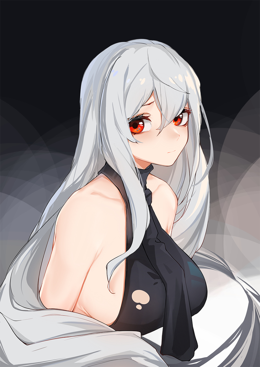 This is a pixiv picture whose title is skadi     11/4/2021.