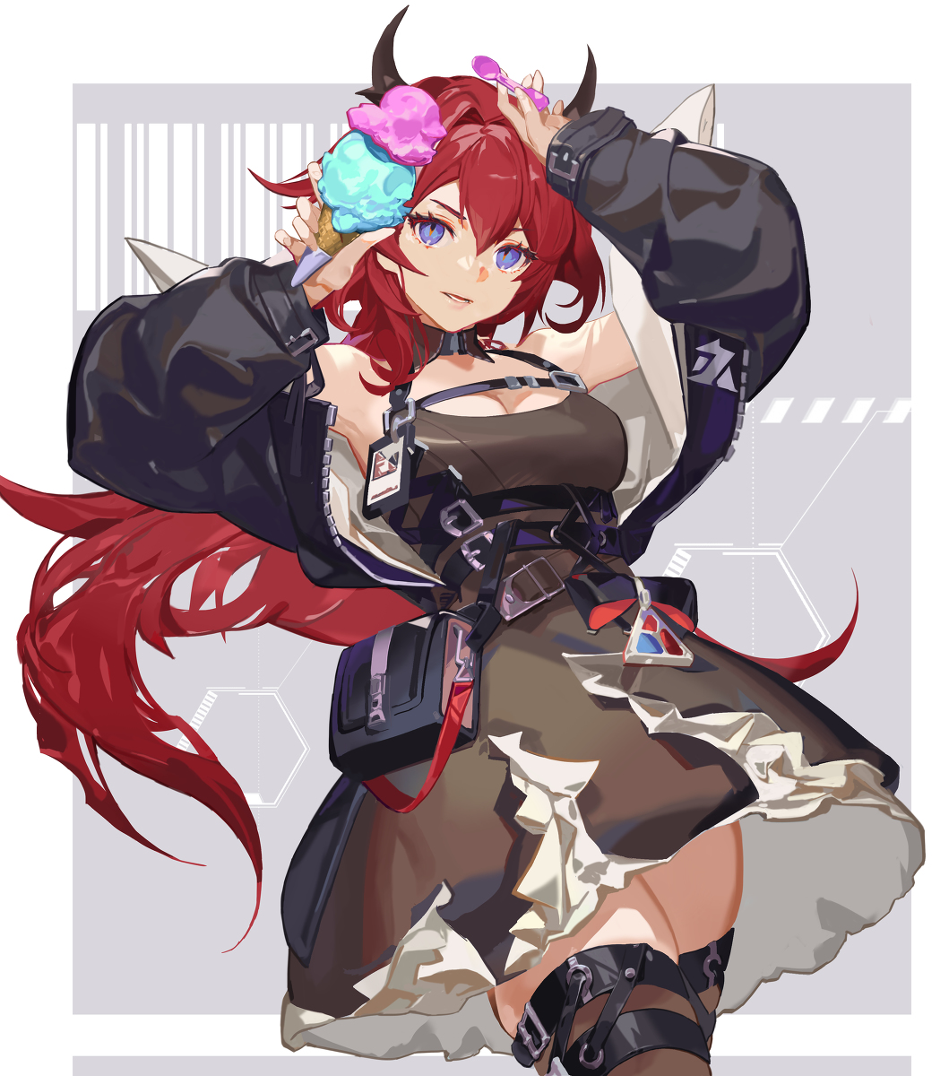 This is a pixiv picture whose title is Surtr.