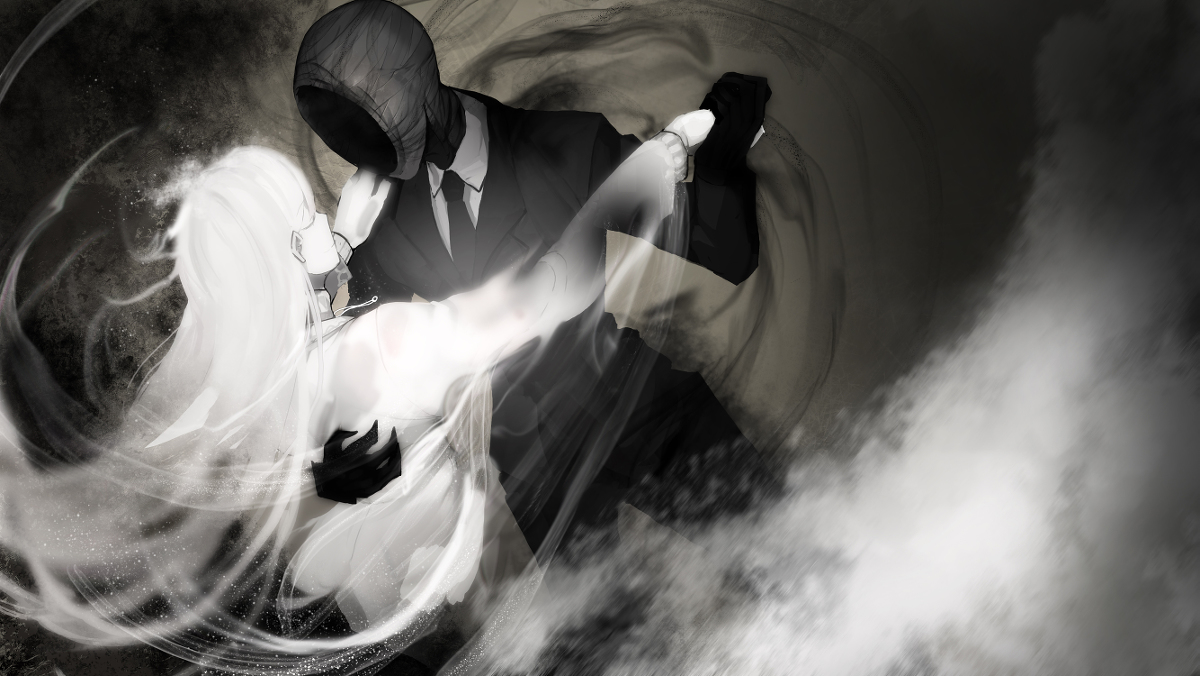 This is a pixiv picture whose title is black waltz.