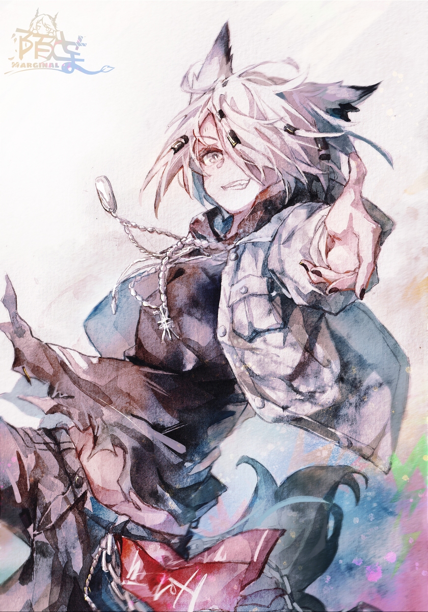 This is a pixiv picture whose title is 帅🐺.