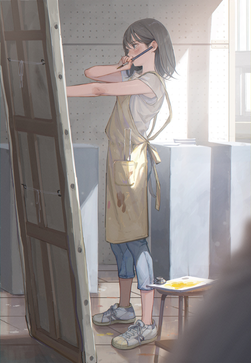 This is a pixiv picture whose title is 『なんでちゃんと向き合わなかったんだ。』.